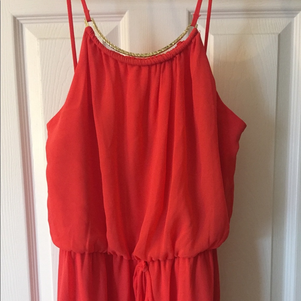 Dark Peach Dress
